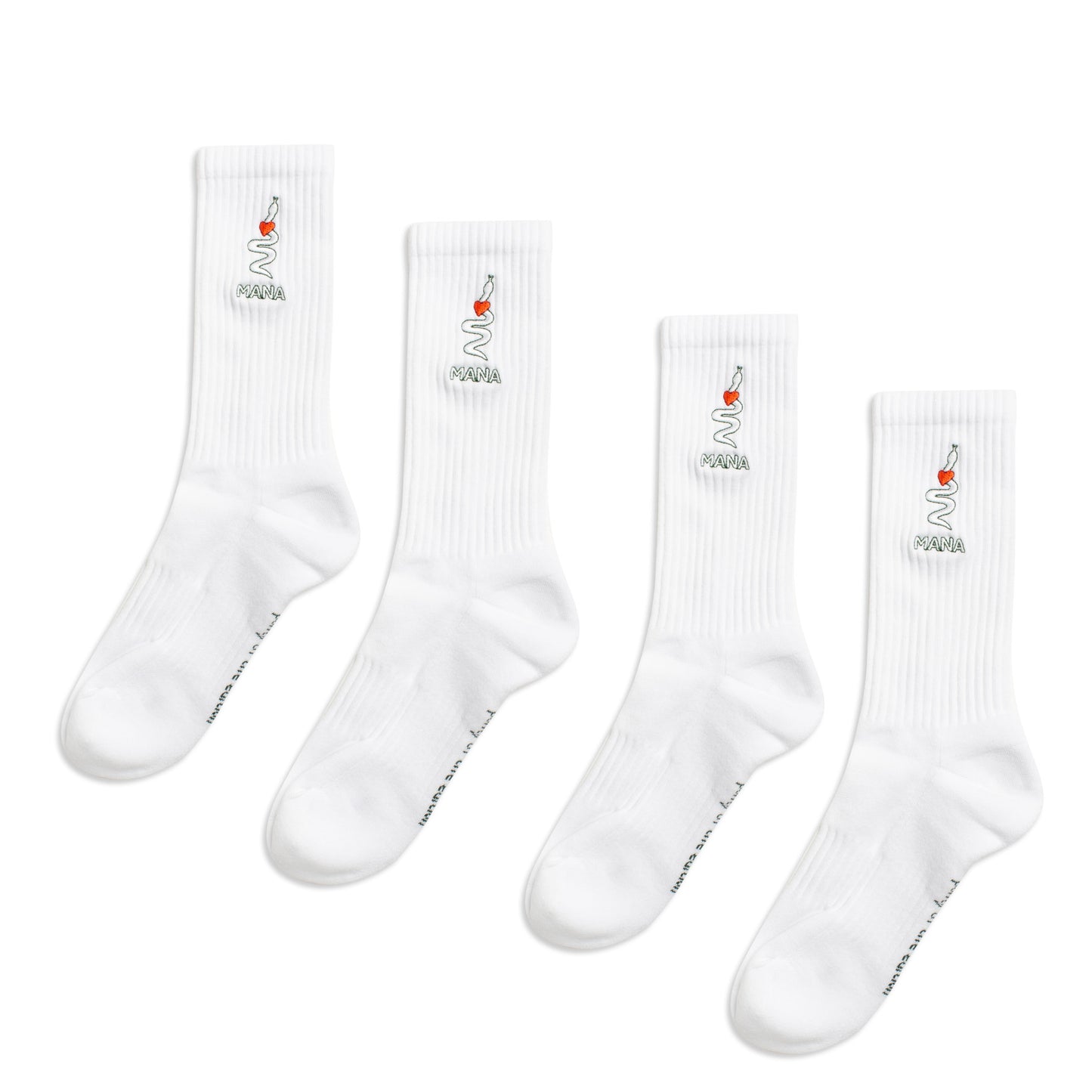 Organic Crew Socks - Purity of Life Edition - 2 Pairs
